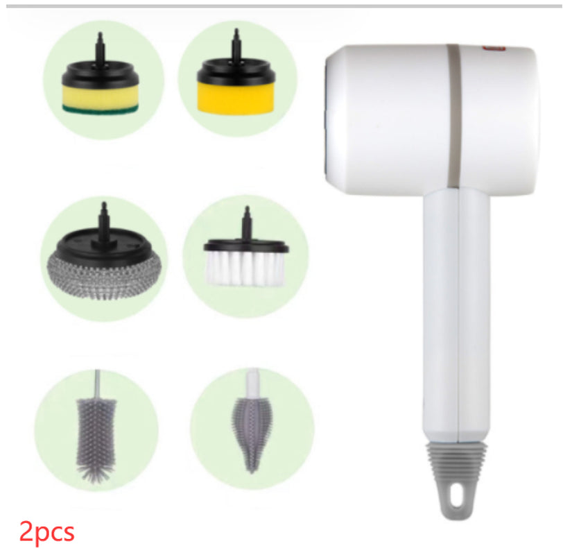 Electric Spin Cleaning Brush – Multi-Surface Scrubber