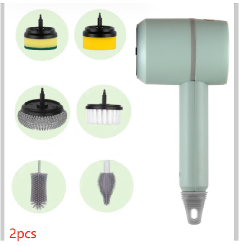 Electric Spin Cleaning Brush – Multi-Surface Scrubber