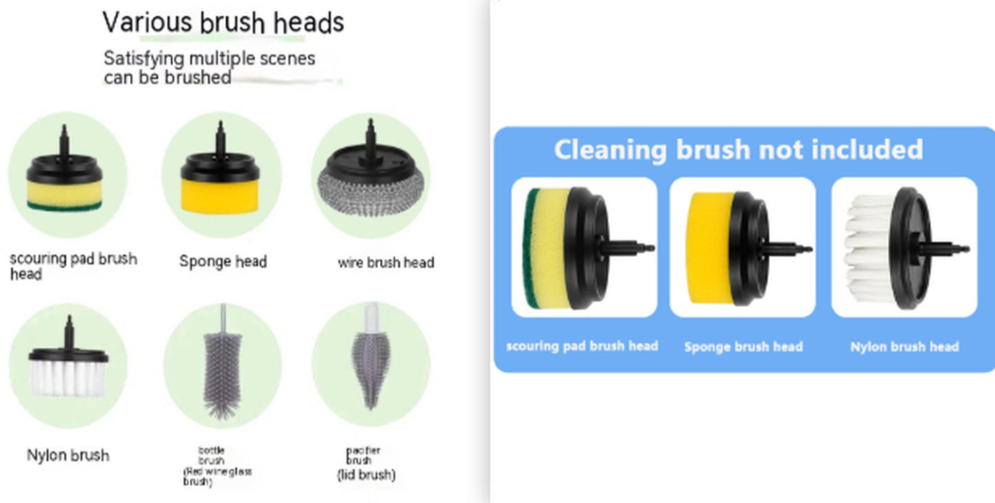 Electric Spin Cleaning Brush – Multi-Surface Scrubber