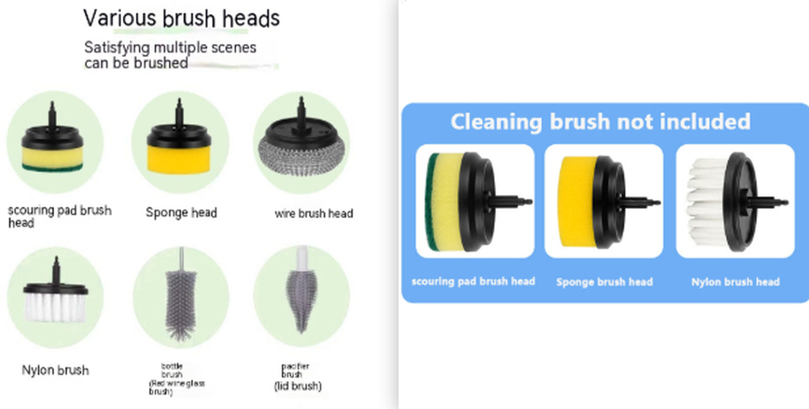 Electric Spin Cleaning Brush – Multi-Surface Scrubber