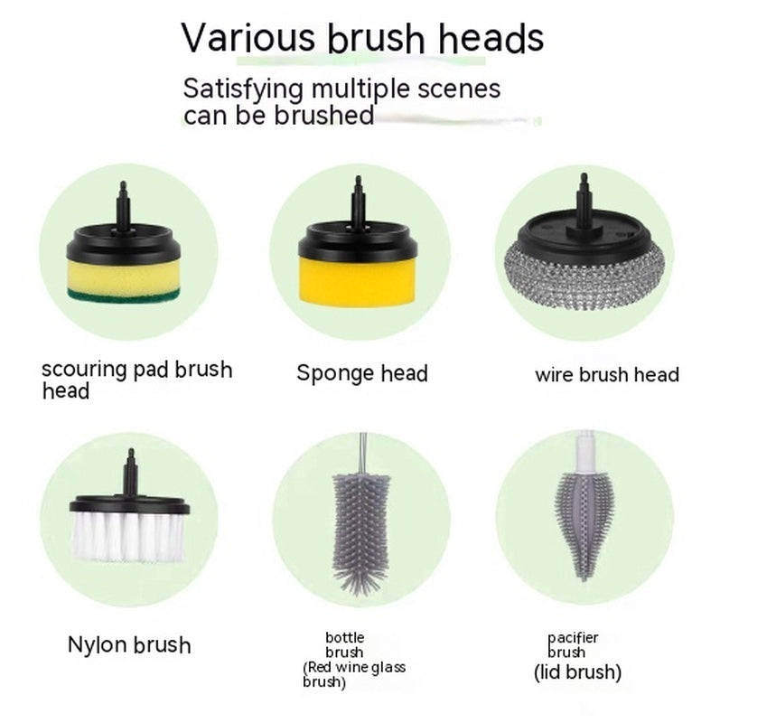 Electric Spin Cleaning Brush – Multi-Surface Scrubber